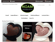 Tablet Screenshot of noamfragrances.com